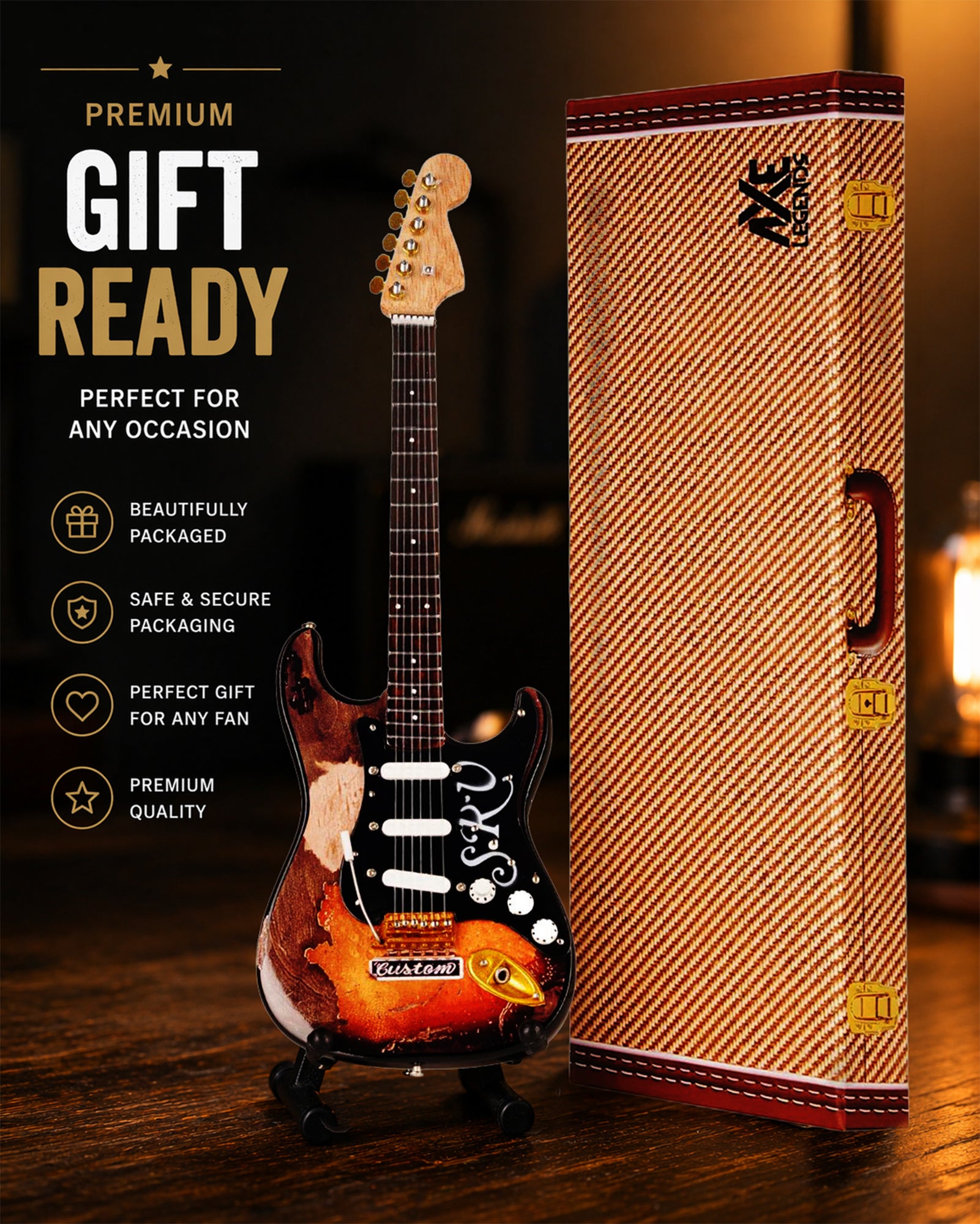 Stevie Ray Vaughan Mini Guitar