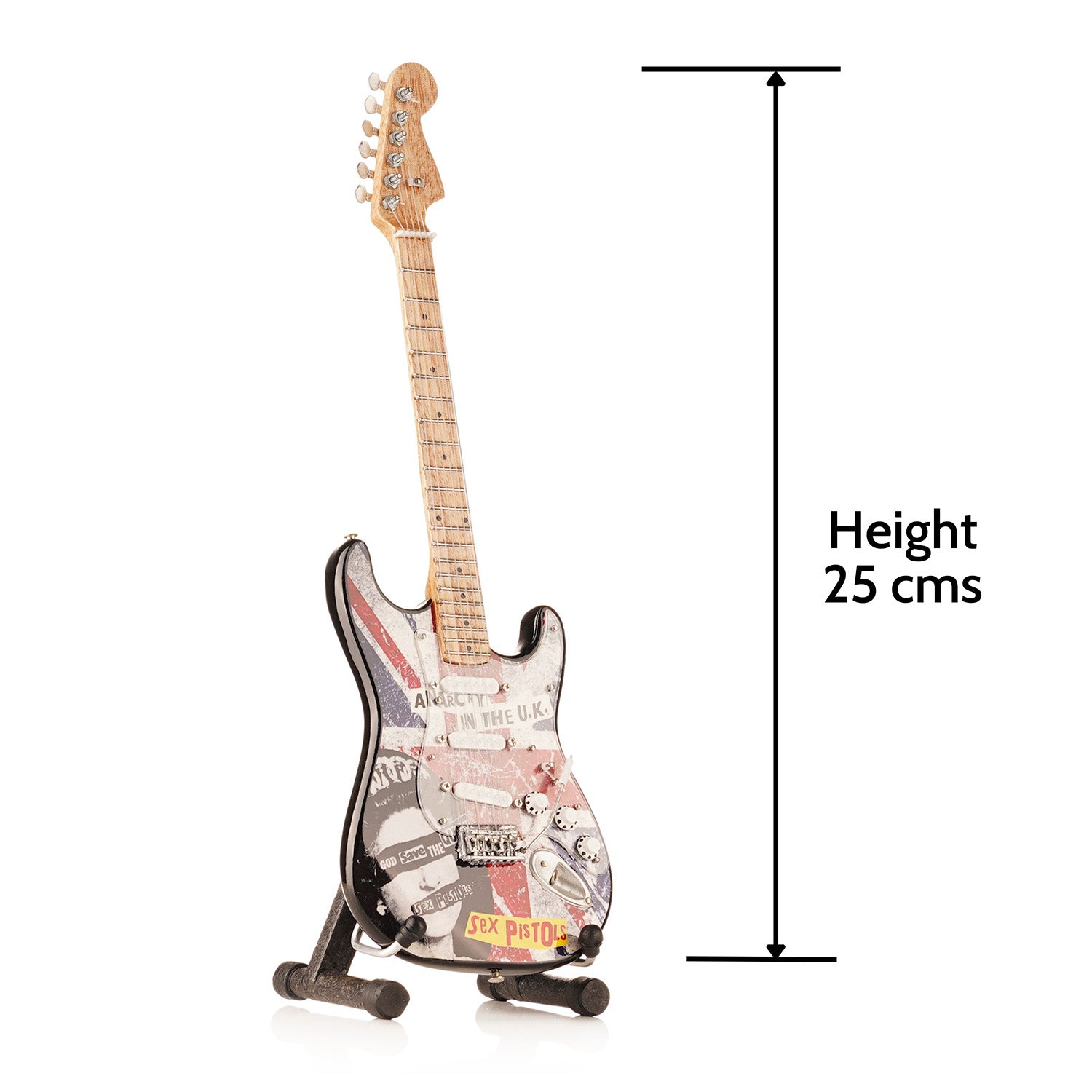 Axe Legends Mini Guitar - Sex Pistols Style Collector Model
