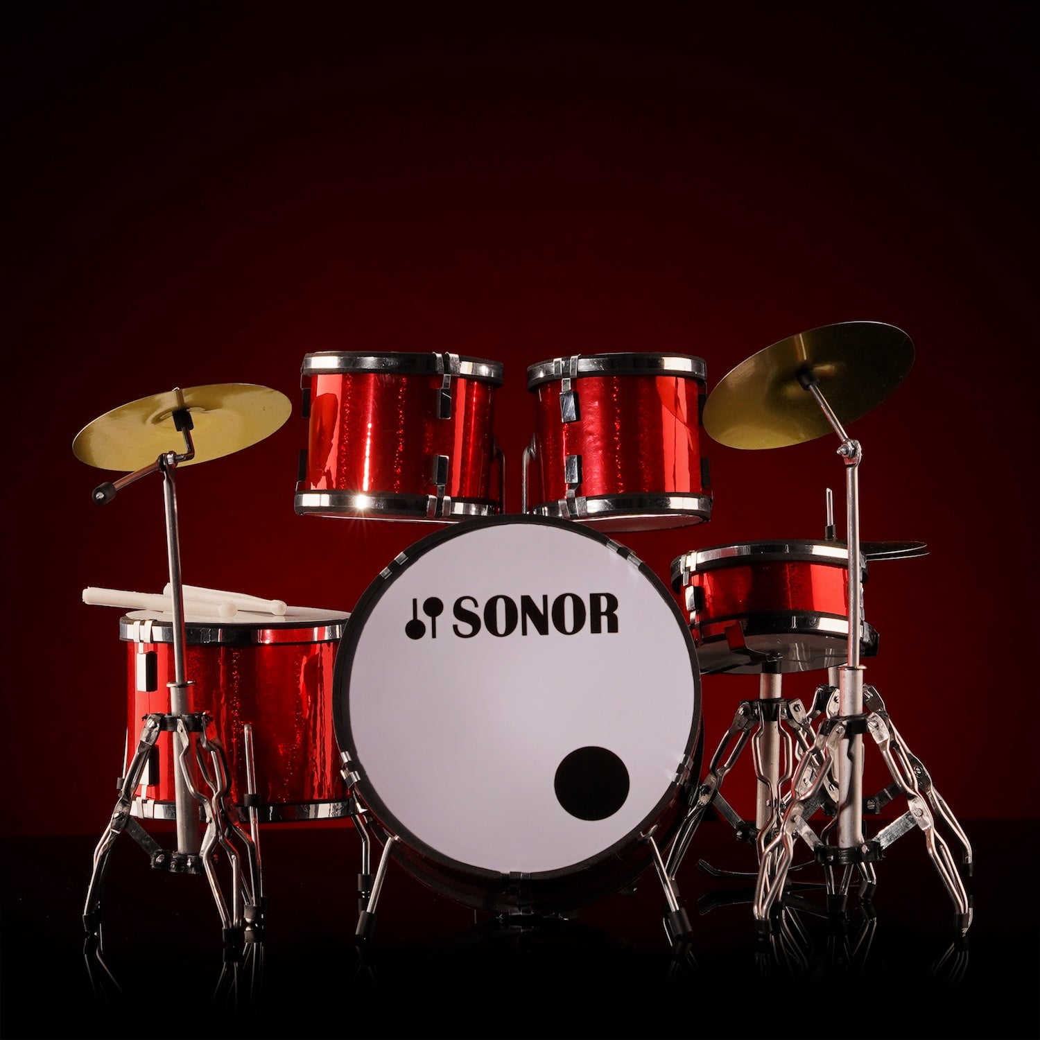 Drum Minis - Sonor Red Mini Drum Set