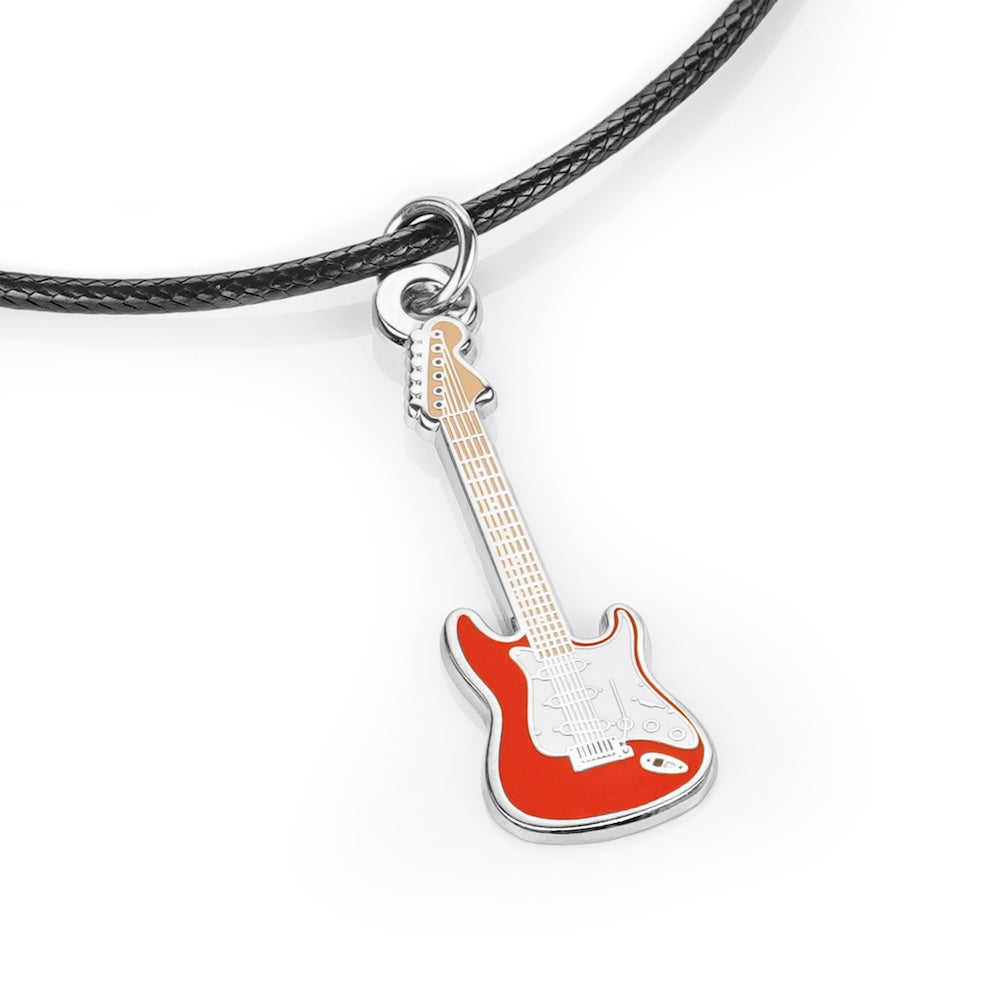 Red Strat Necklace