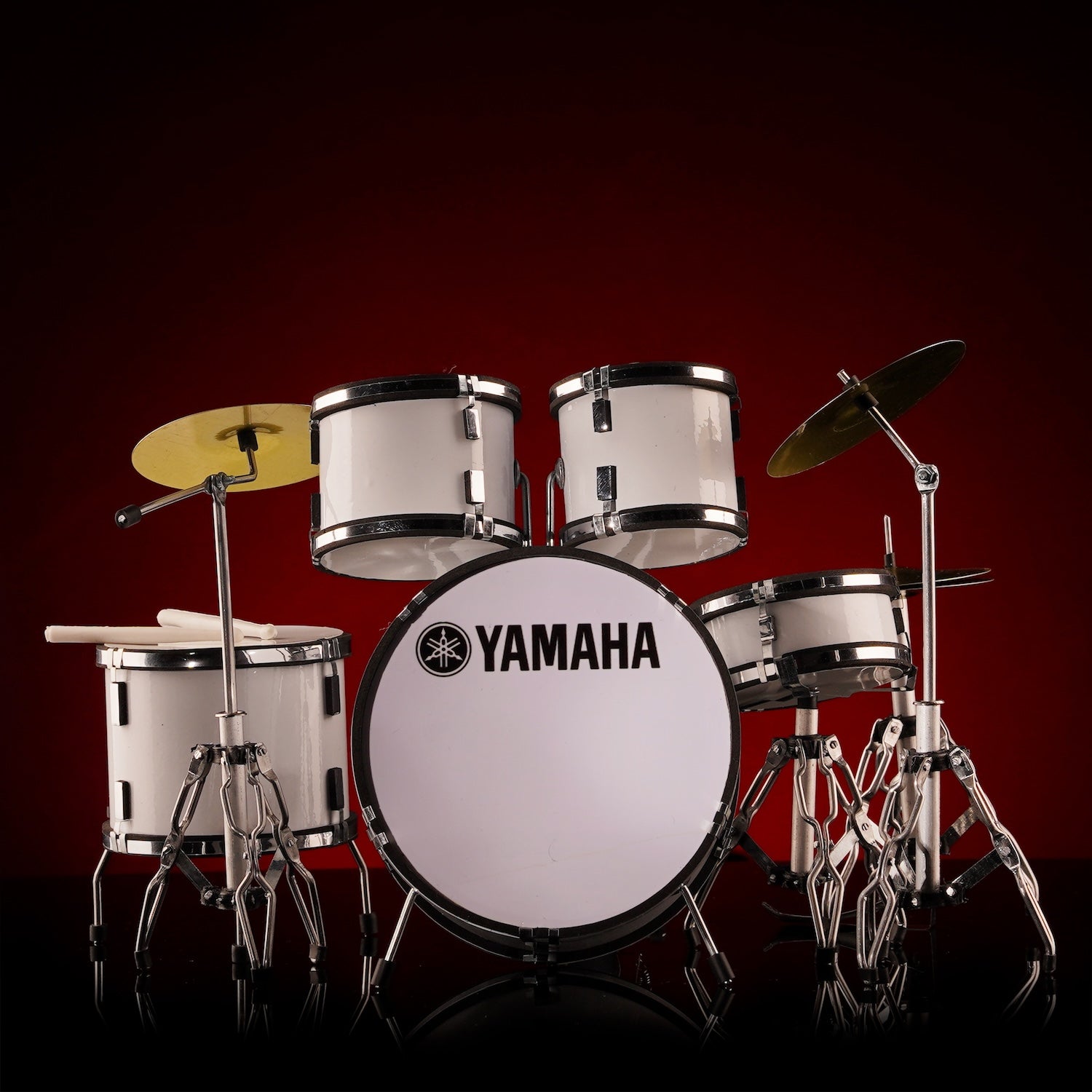 Drum Minis - Yamaha White Mini Drum Set