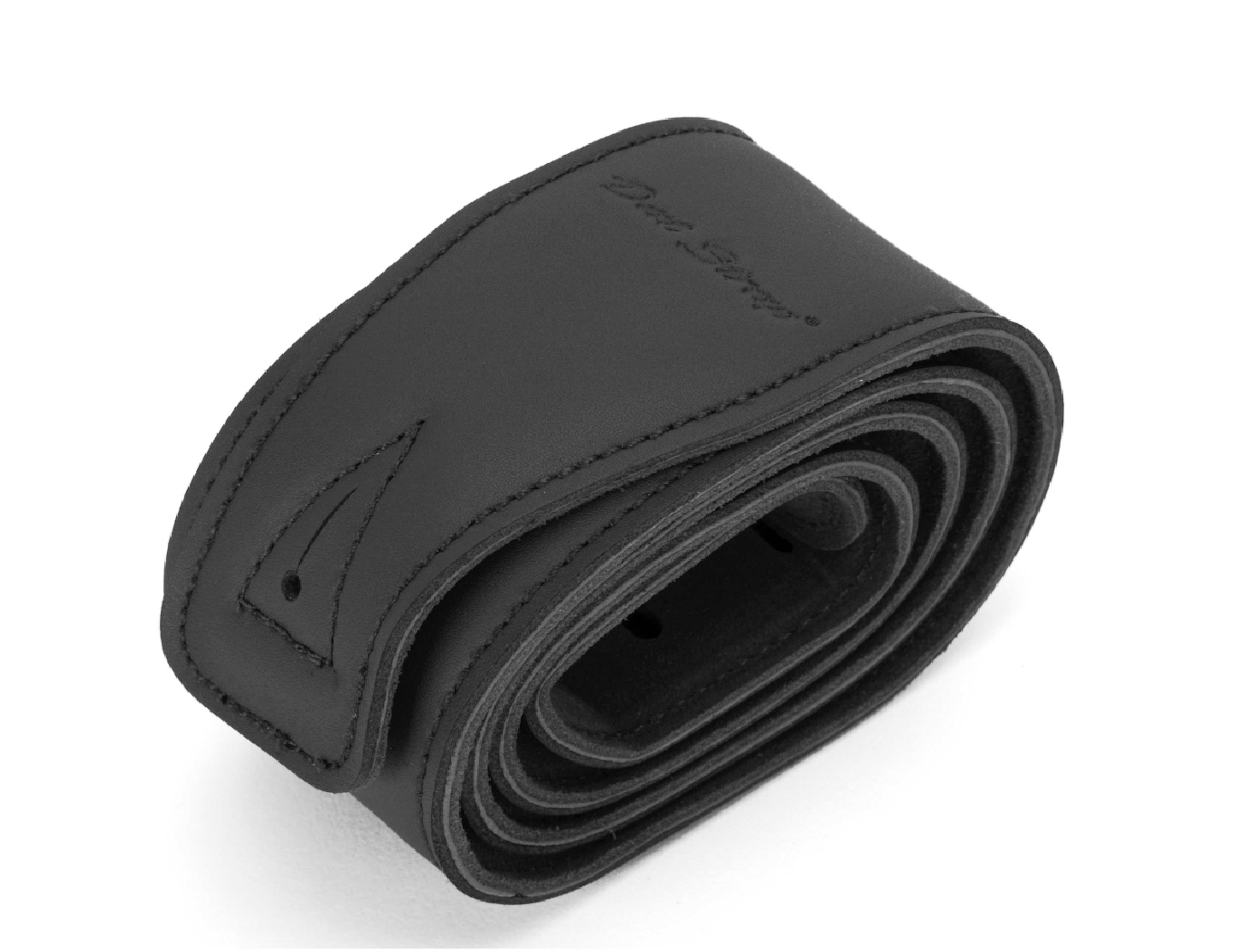 Dat Strap Leather Guitar Strap - Black