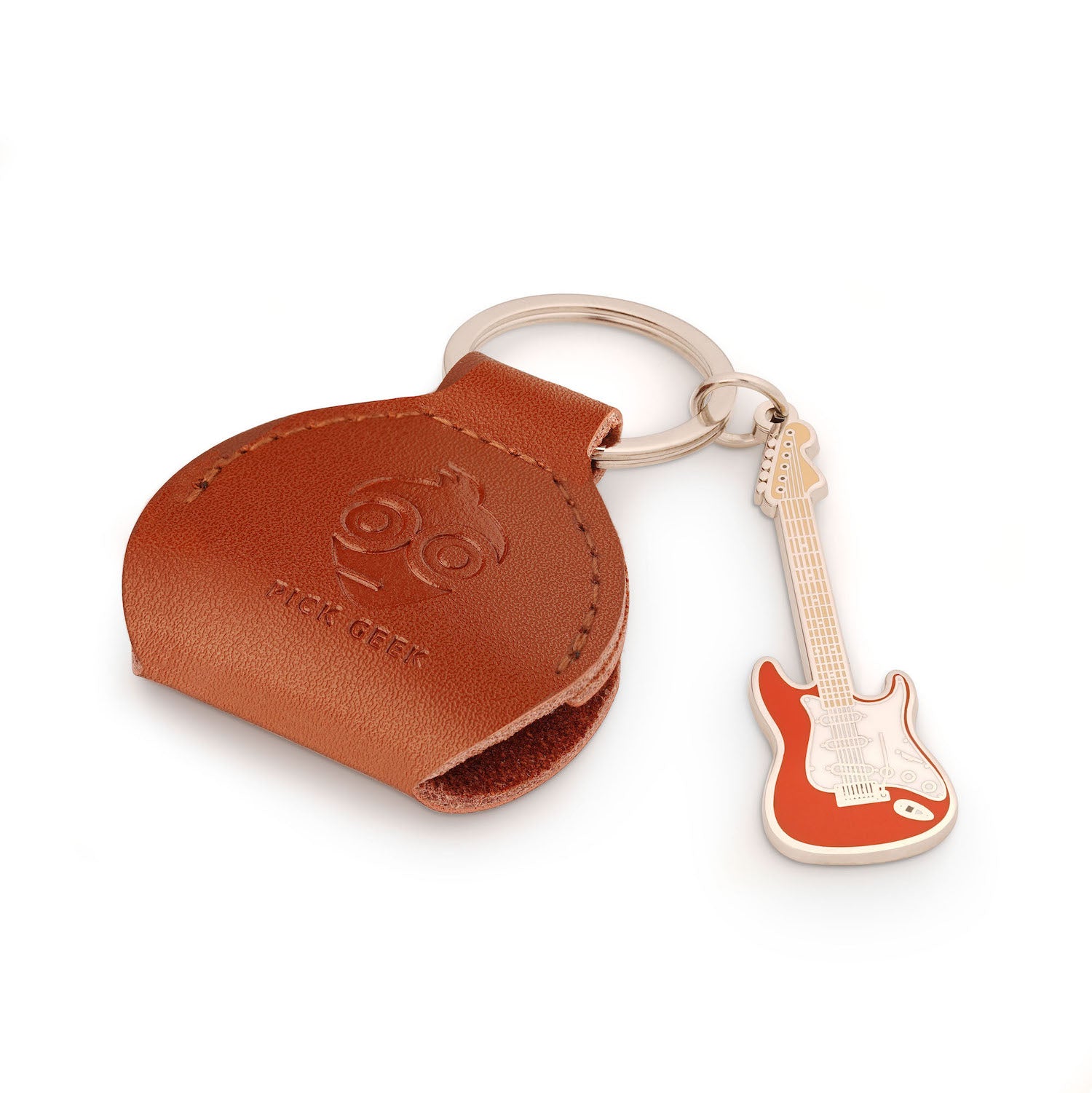 Pick Geek Strat Guitar Keyring