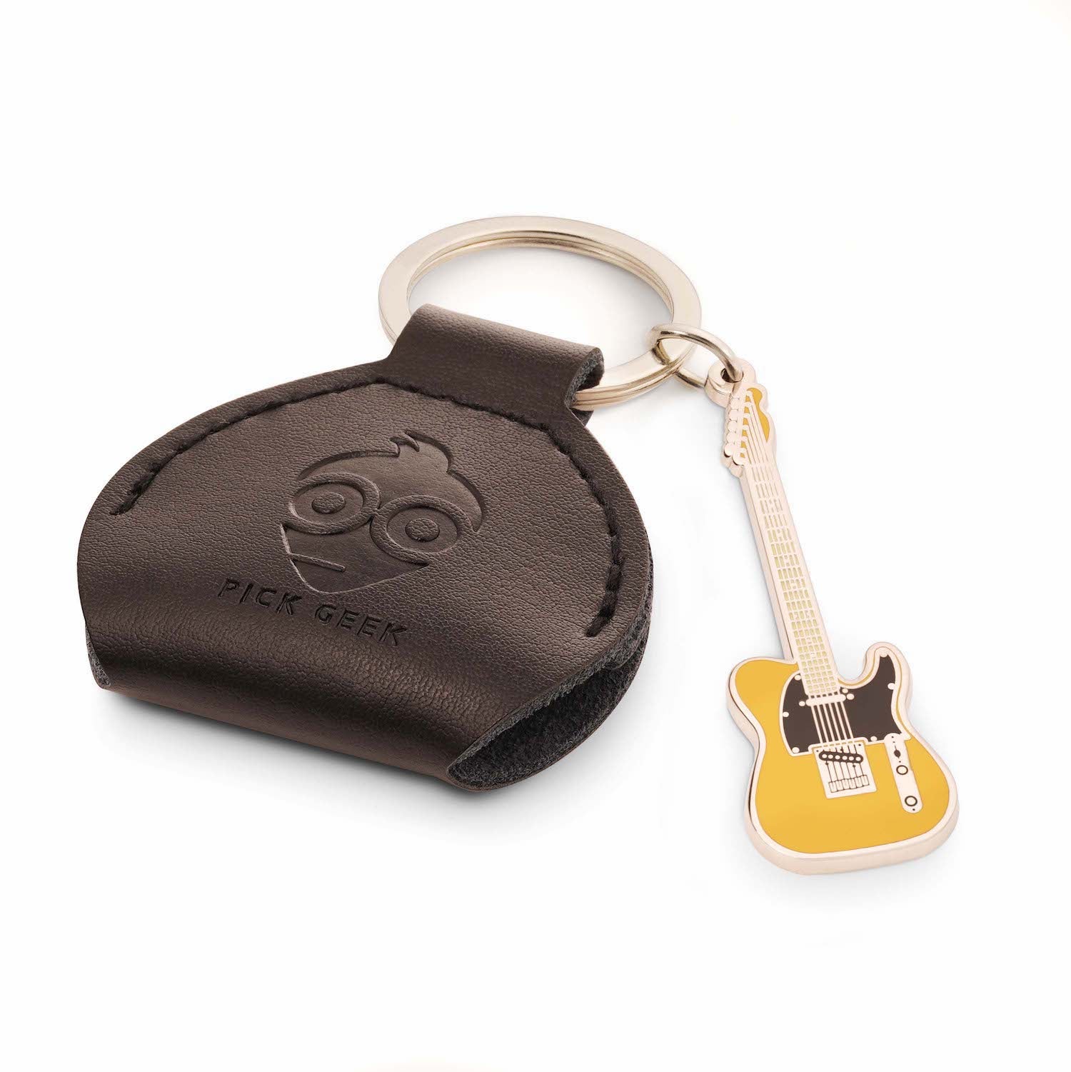 Pick Geek Tele Guitar Keyring